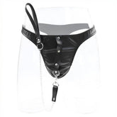 PU Panty With Lead - - Cuffs And Restraints